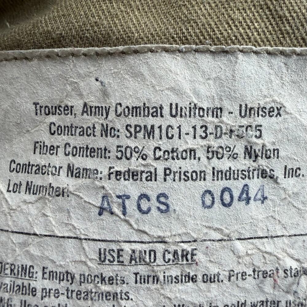 Army Combat Uniform Trouser unisex large-long, cargo pockets, reinforced knee - Picture 10 of 11